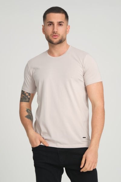 Bisiklet Yaka Basic Slim Fit T-Shirt