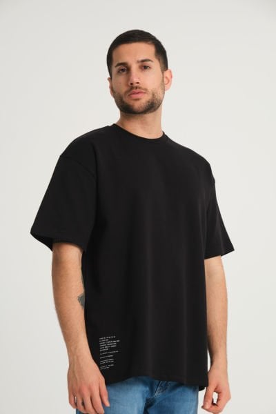 Double Face Interlok Oversize T-Shirt